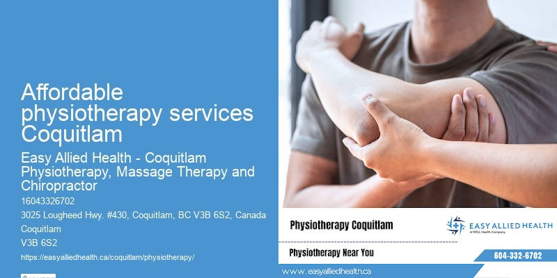 Affordable physiotherapy services Coquitlam Injury Specialists