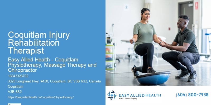 Coquitlam Injury Rehabilitation Therapist Physio for Mobility Issues