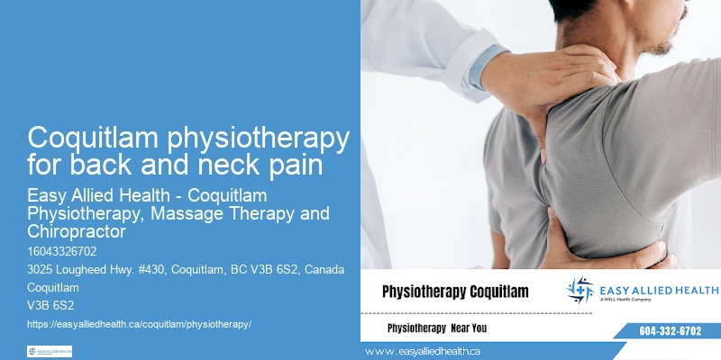 Balance and Fall Prevention Physiotherapy Coquitlam physiotherapy for back and neck pain
