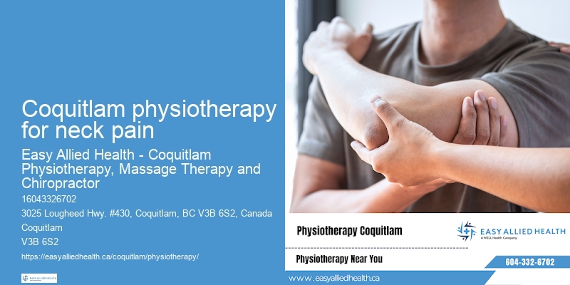 Coquitlam physiotherapy for neck pain Senior Rehab Specialists