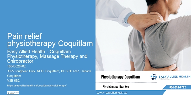 Pain relief physiotherapy Coquitlam Sports Physiotherapy