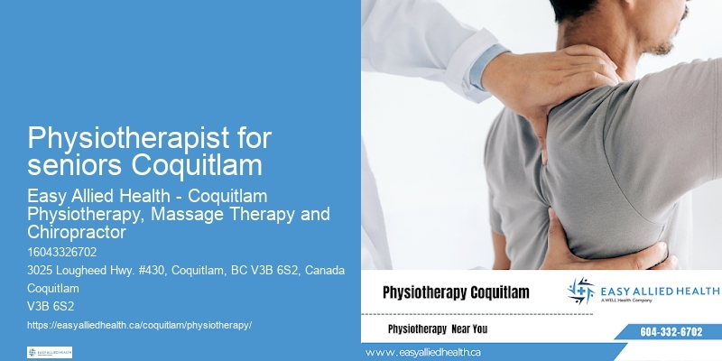 Physiotherapist for seniors Coquitlam Physio Clinics
