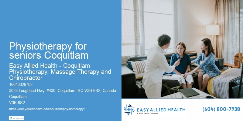 Sports Injury Rehabilitation Physiotherapy for seniors Coquitlam