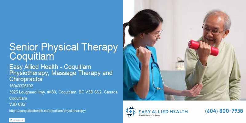 Premier Physiotherapy Experts Senior Physical Therapy Coquitlam