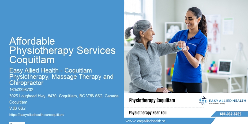 Personalized Injury Recovery Affordable Physiotherapy Services Coquitlam