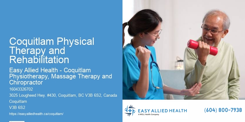 Coquitlam Physical Therapy and Rehabilitation Physical Therapy for Arthritis