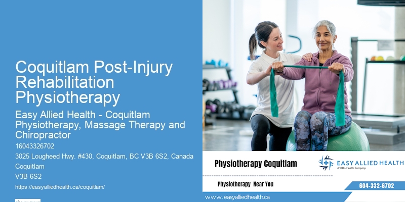 Coquitlam Post-Injury Rehabilitation Physiotherapy Physio Clinic Near Me