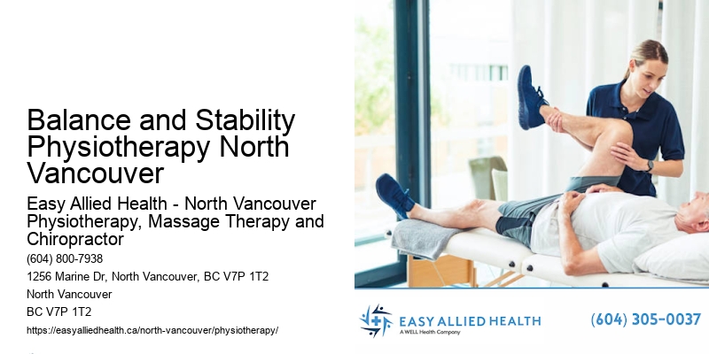 Core Strengthening Therapy Balance and Stability Physiotherapy North Vancouver