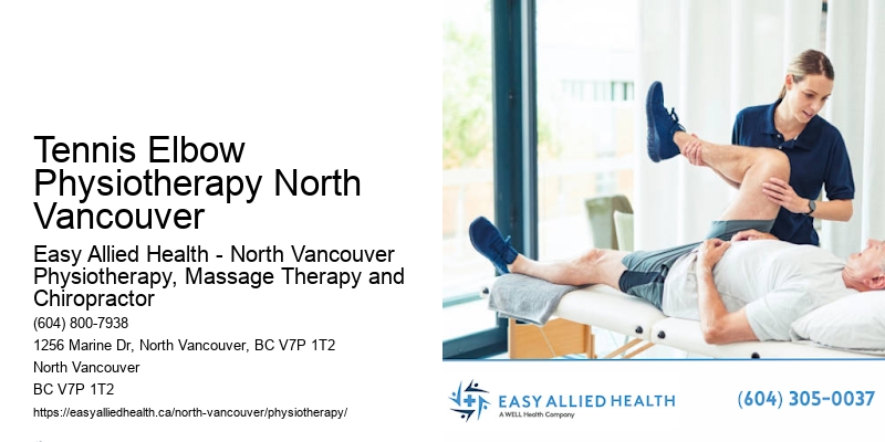 Group Physiotherapy Tennis Elbow Physiotherapy North Vancouver