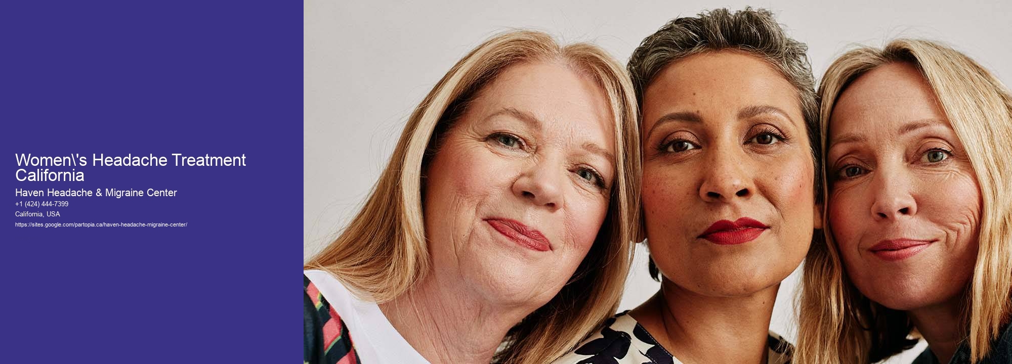 Women's Headache Treatment California