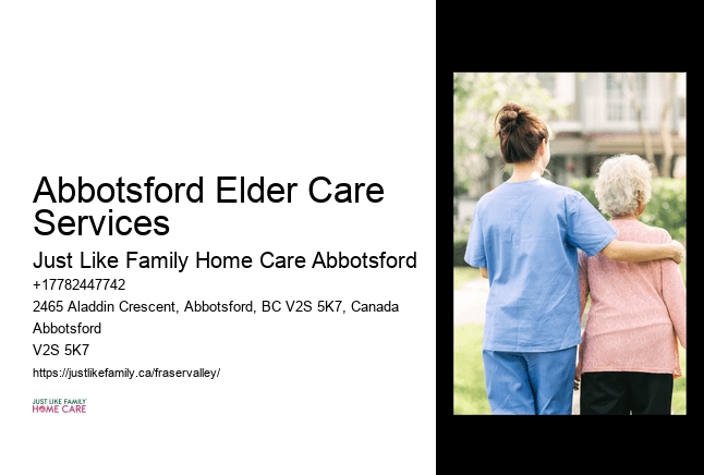 Personal Care Assistants Abbotsford Elder Care Services
