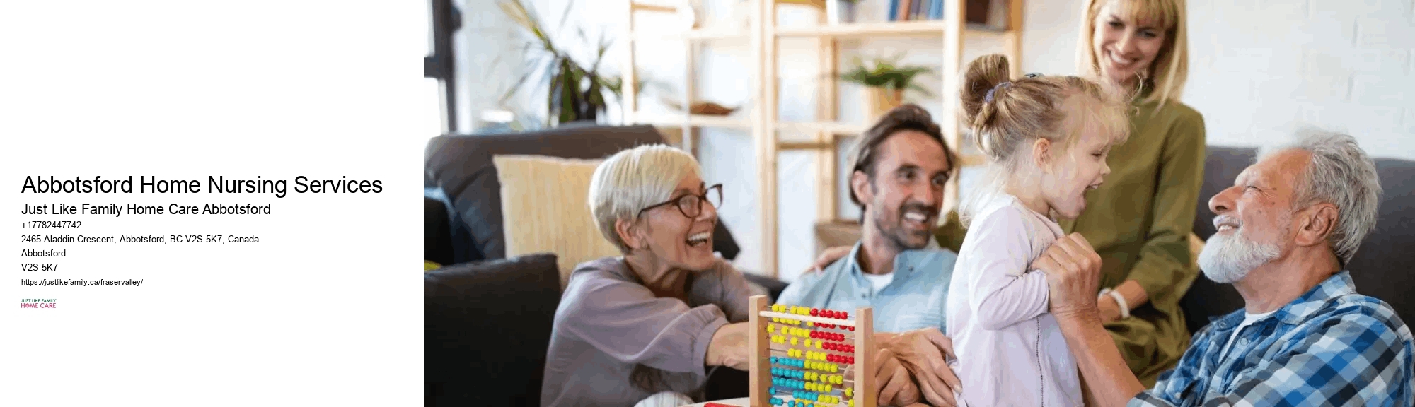 Live-In Care Abbotsford Home Nursing Services