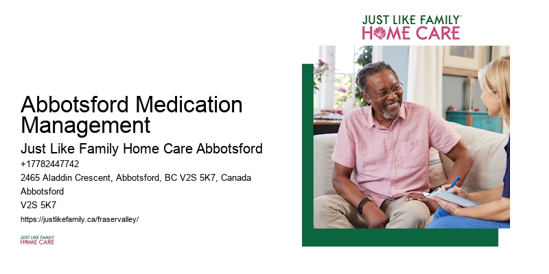 Home Assistance for Seniors Abbotsford Medication Management