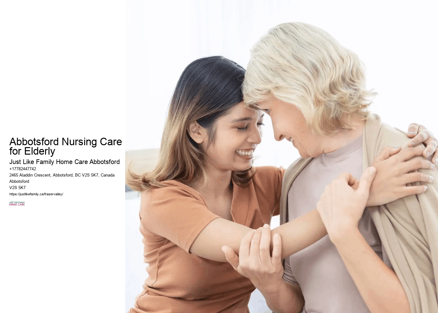 Elderly Wellness Checks Abbotsford Nursing Care for Elderly