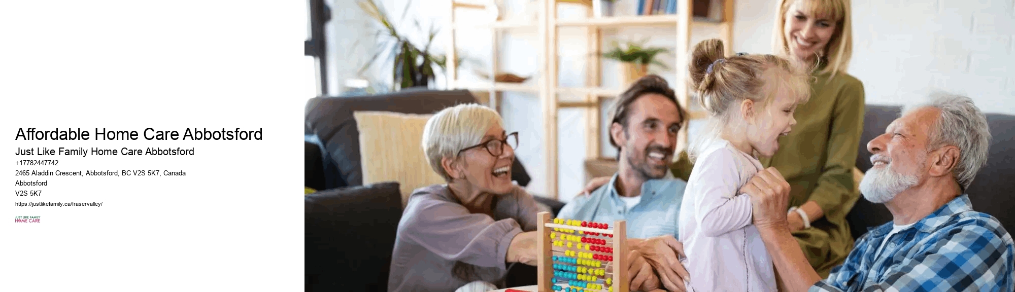 Affordable Home Care Abbotsford Senior Support Services