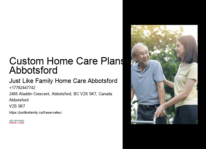 Personal Grooming Services Custom Home Care Plans Abbotsford