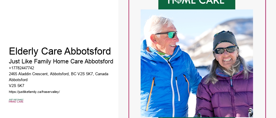 Specialized Support for Seniors Elderly Care Abbotsford