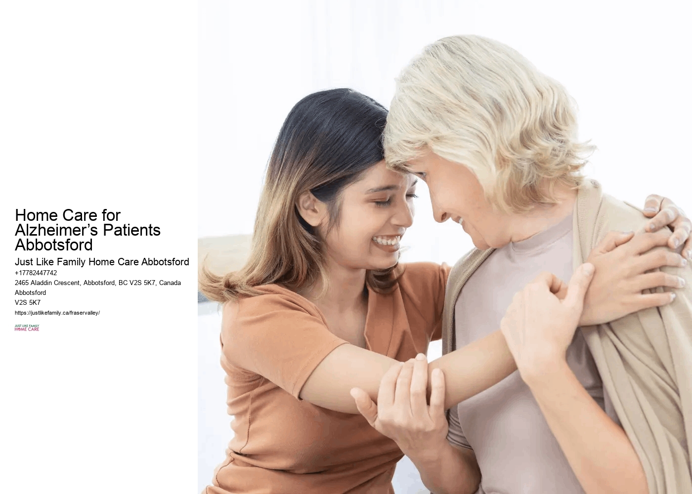In-Home Care Services Home Care for Alzheimer’s Patients Abbotsford