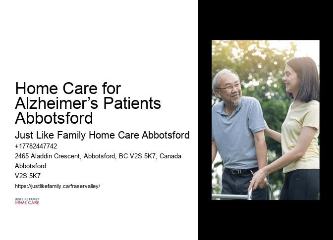 Home Care for Alzheimer’s Patients Abbotsford Elderly Care Services