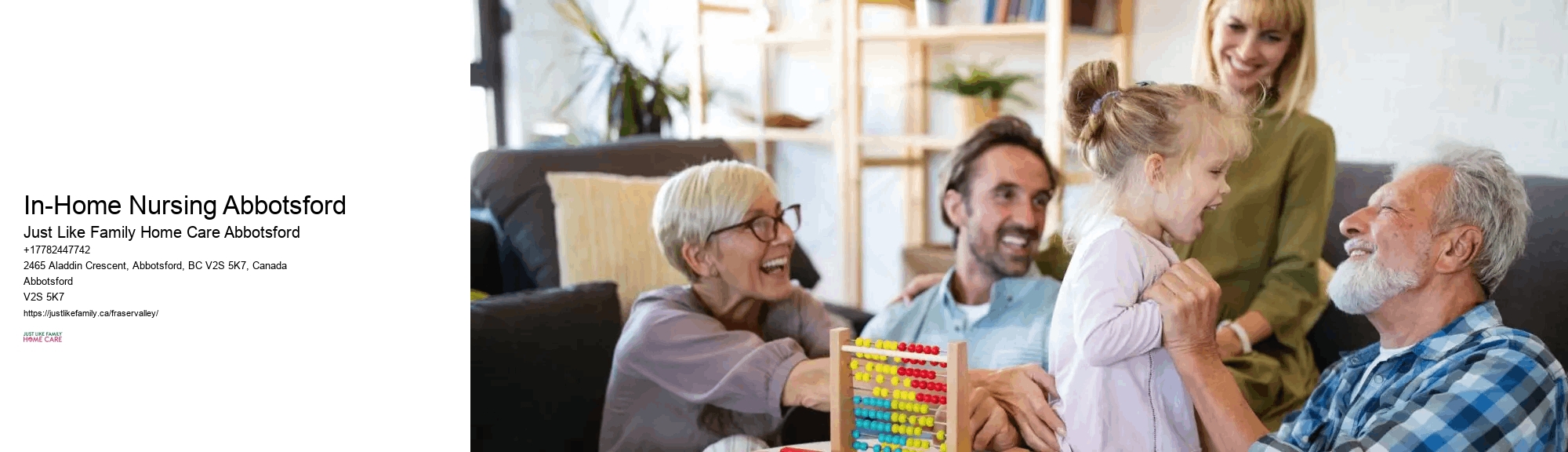 Community Support for Seniors In-Home Nursing Abbotsford