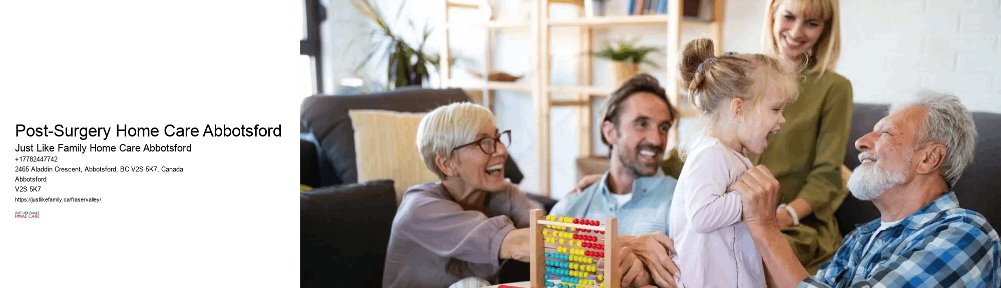 Post-Surgery Home Care Abbotsford Geriatric Care Management