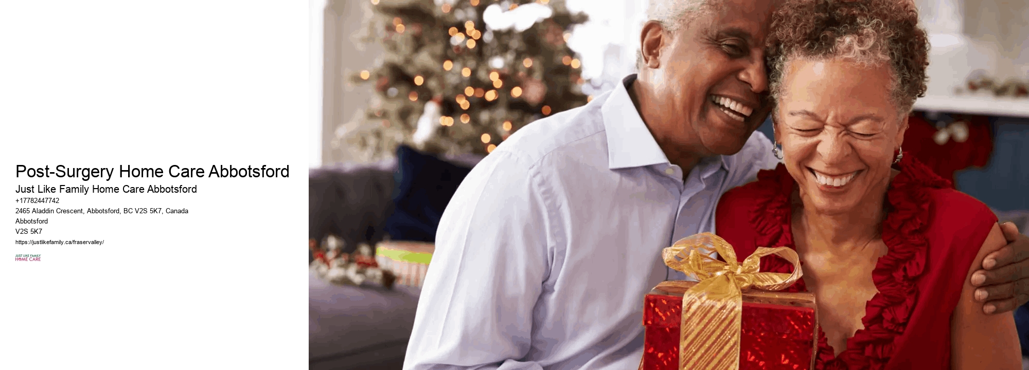 Home Support Services Post-Surgery Home Care Abbotsford