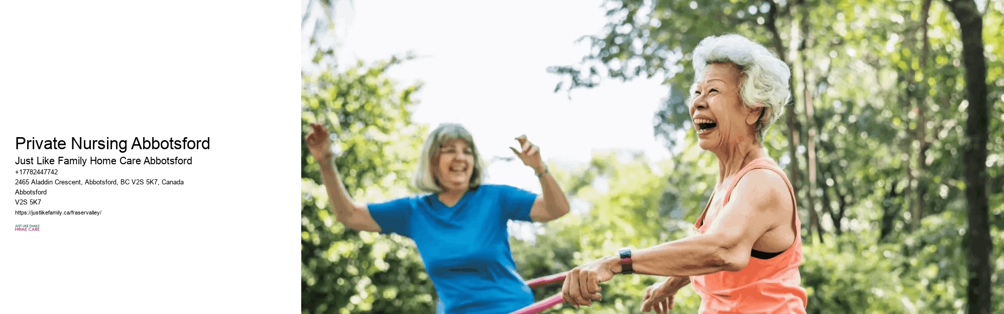 Home Health Care Services Private Nursing Abbotsford