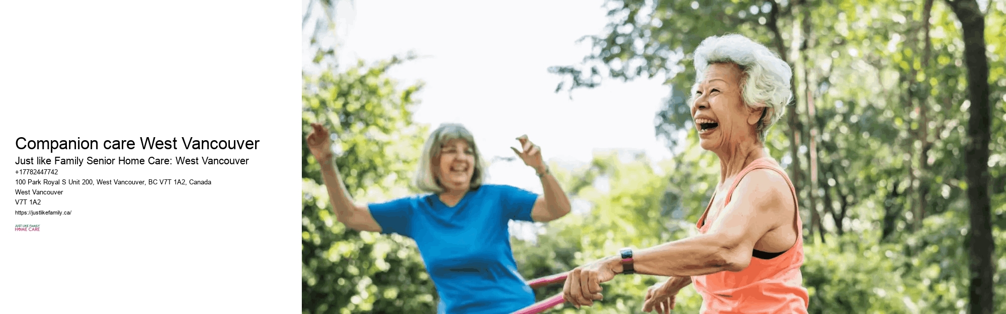 Home care for elderly Richmond BC