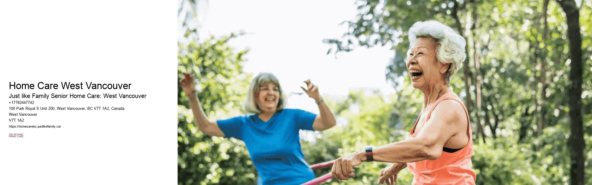 Home care providers Home care services West Vancouver