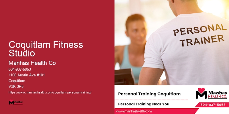 Coquitlam Fitness Studio Wellness Fitness Programs