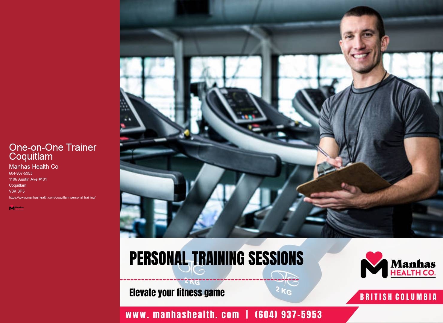 Affordable Wellness Coach One-on-One Trainer Coquitlam