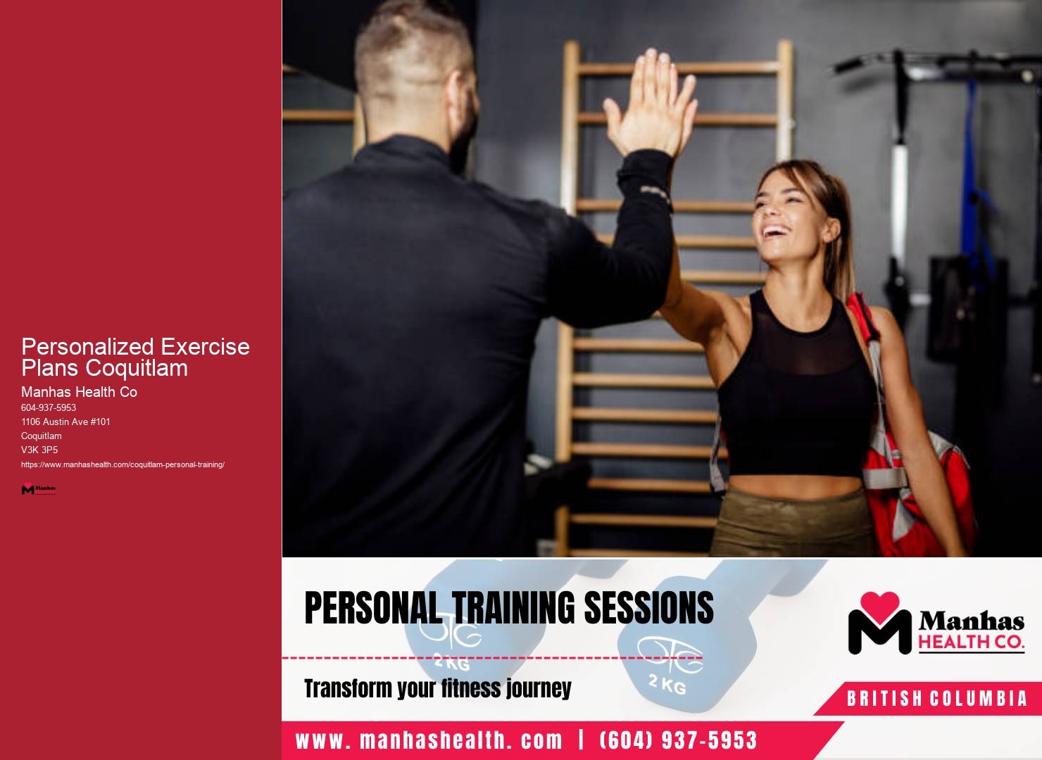 Best Personal Trainer Personalized Exercise Plans Coquitlam
