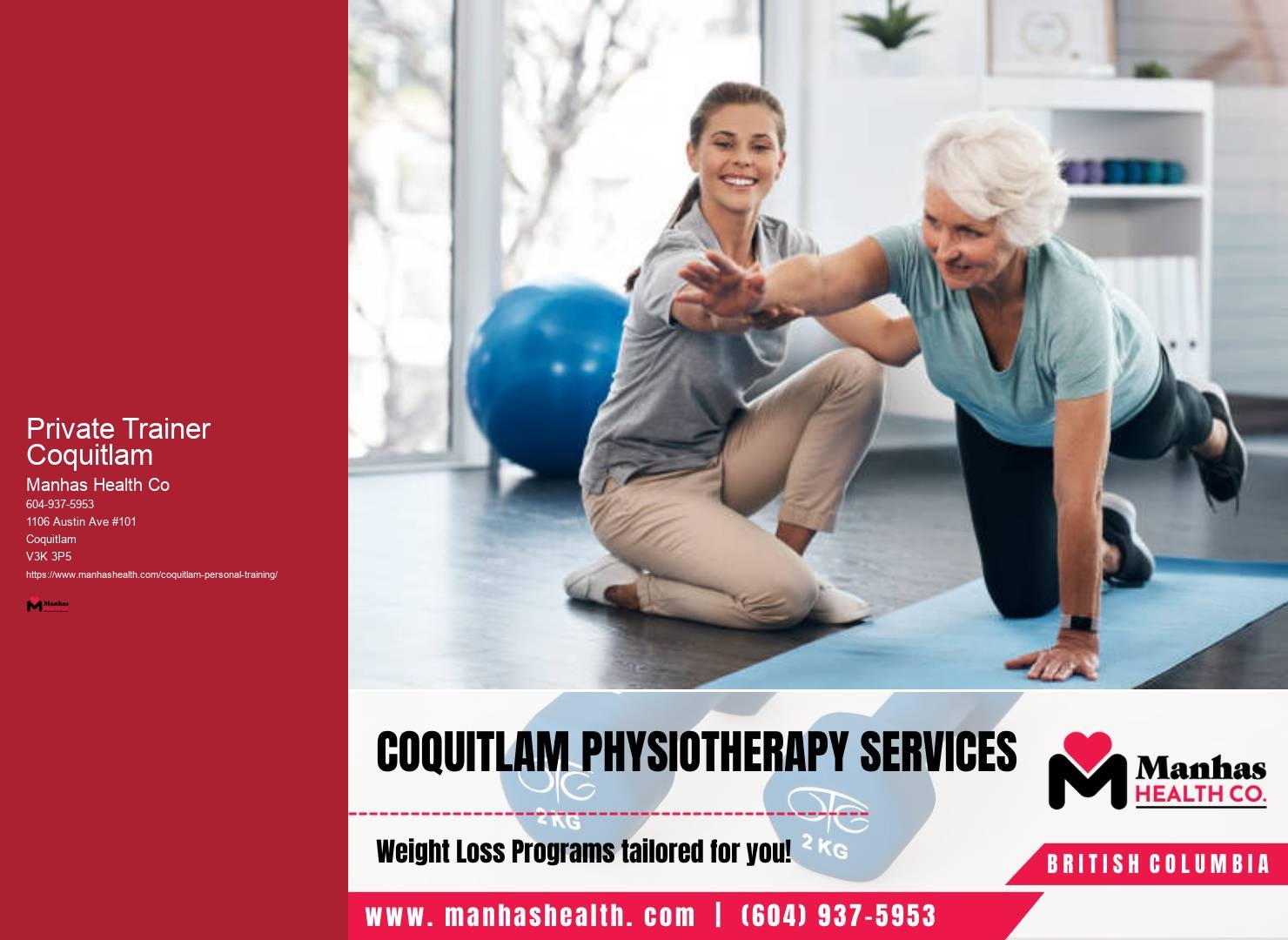Personal Fitness Programs Private Trainer Coquitlam