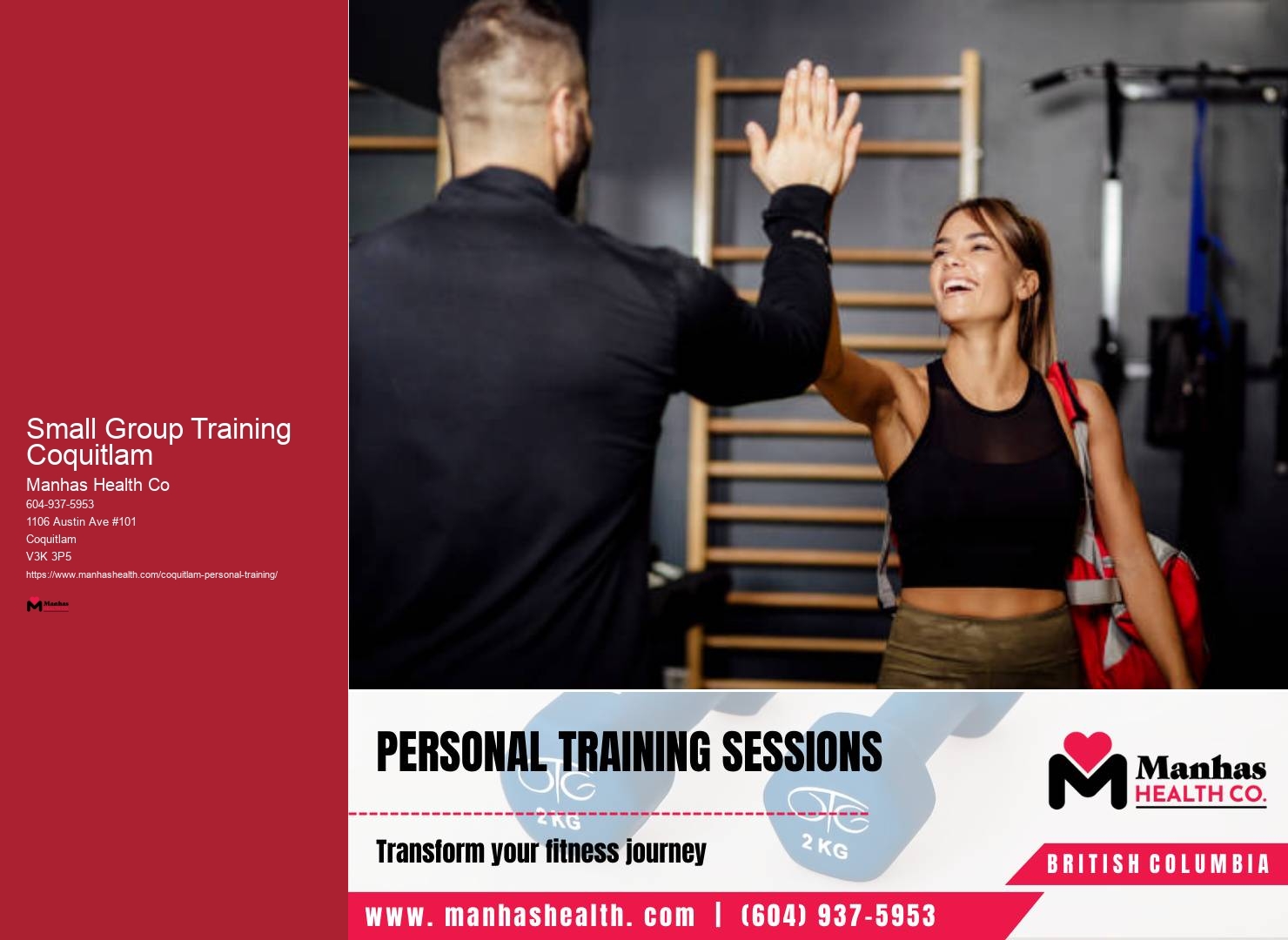 Small Group Training Coquitlam Online Fitness Sessions