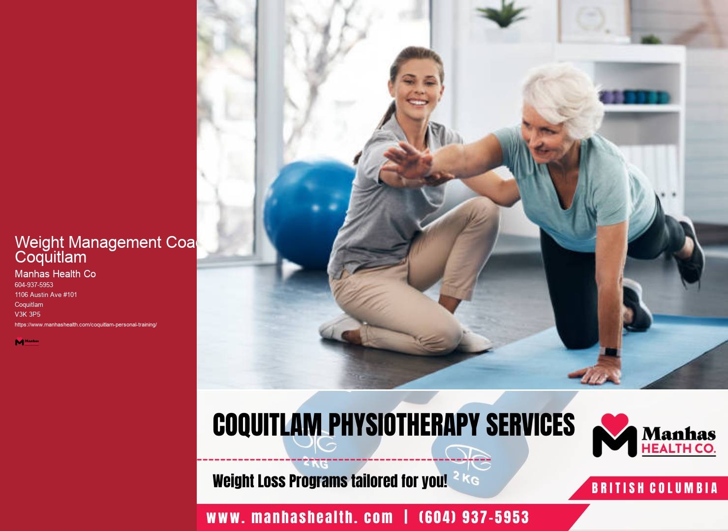 Weight Management Coach Coquitlam Athletic Performance Training