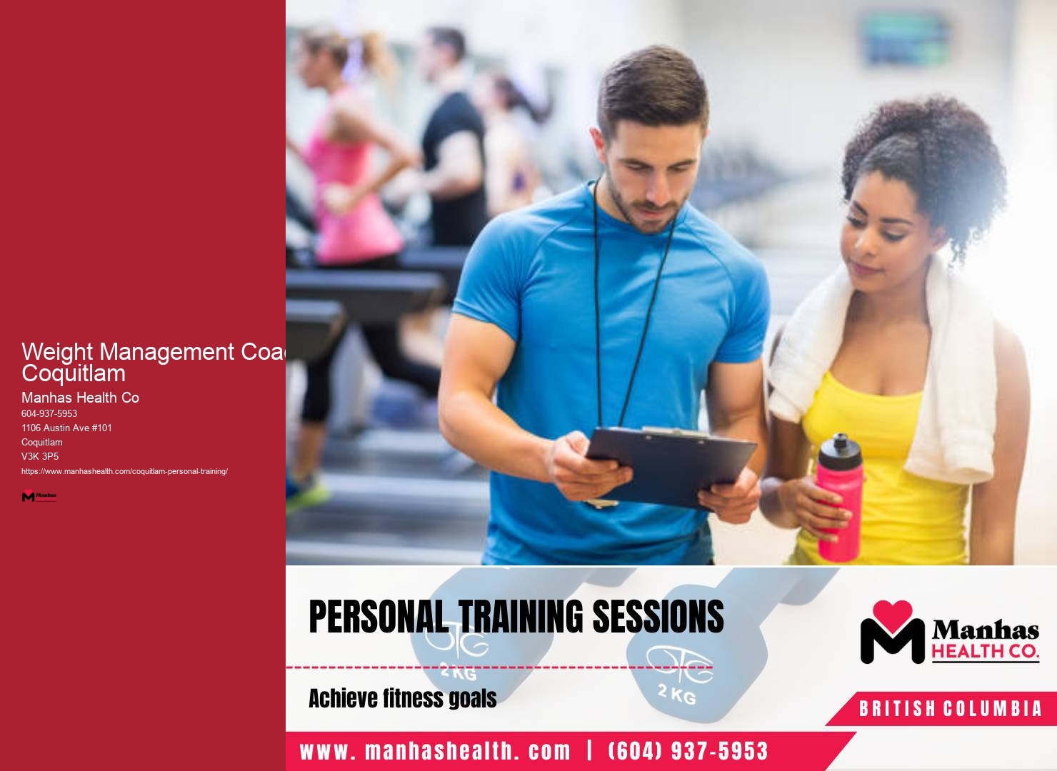 Weight Management Coach Coquitlam Top Personal Trainers