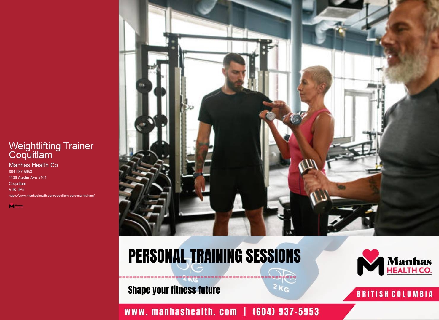 Functional Bodybuilding Weightlifting Trainer Coquitlam