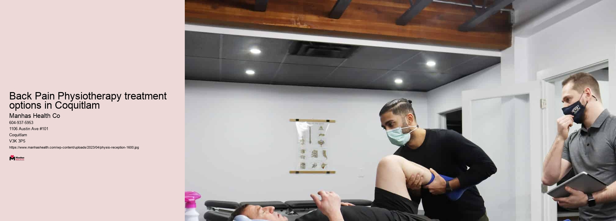 Back Pain Physiotherapy treatment options in Coquitlam