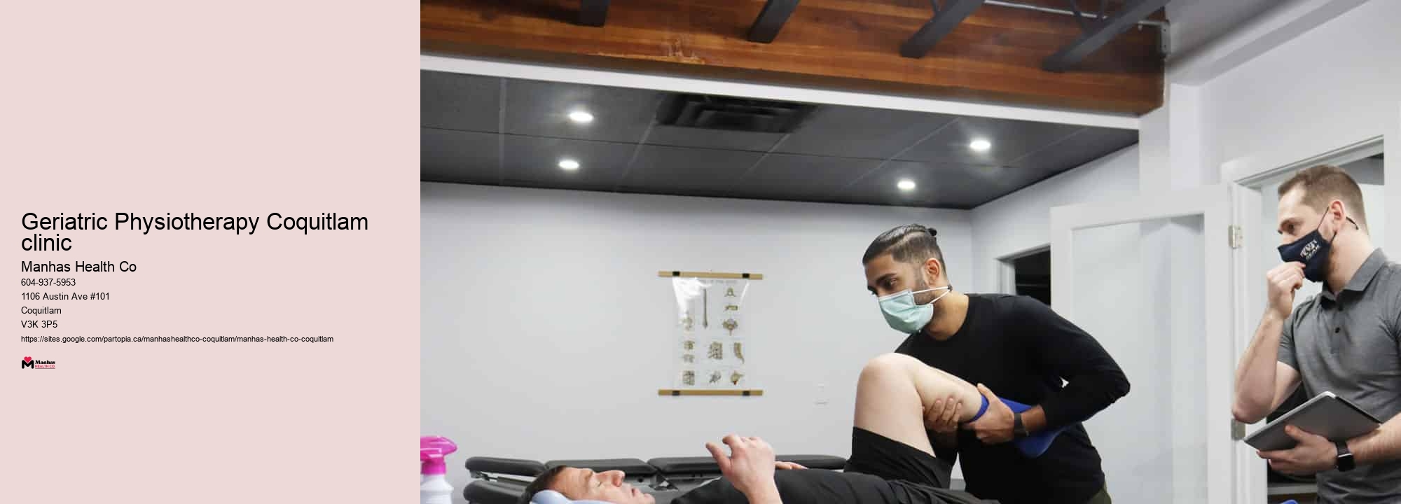 Geriatric Physiotherapy Coquitlam clinic