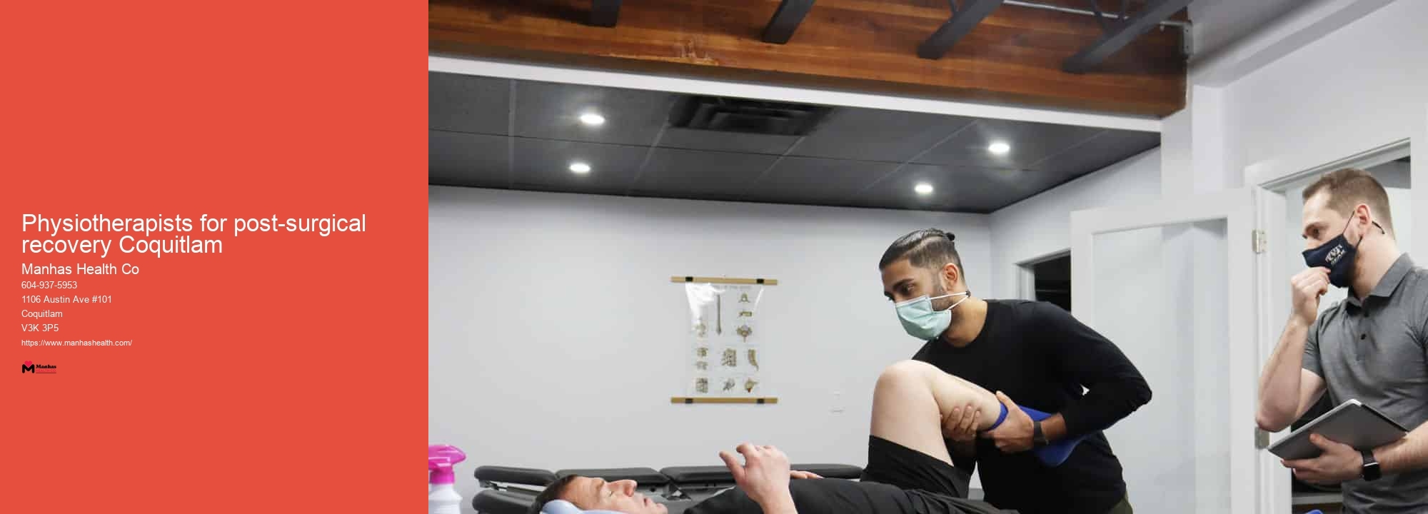 Physiotherapists for post-surgical recovery Coquitlam