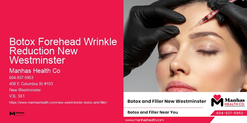 Botox for Glabellar Lines Botox Forehead Wrinkle Reduction New Westminster