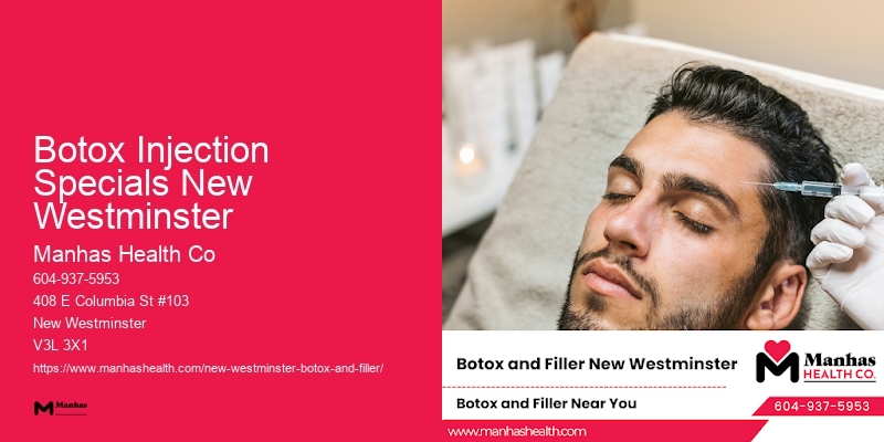 Effective Wrinkle Reduction Botox Injection Specials New Westminster