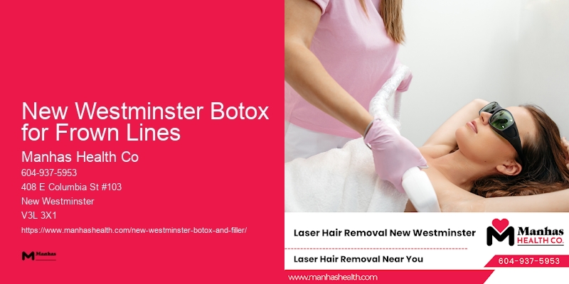 Botox for Smooth Forehead New Westminster Botox for Frown Lines