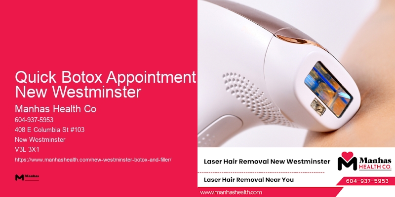 Affordable Botox Promotions Quick Botox Appointment New Westminster