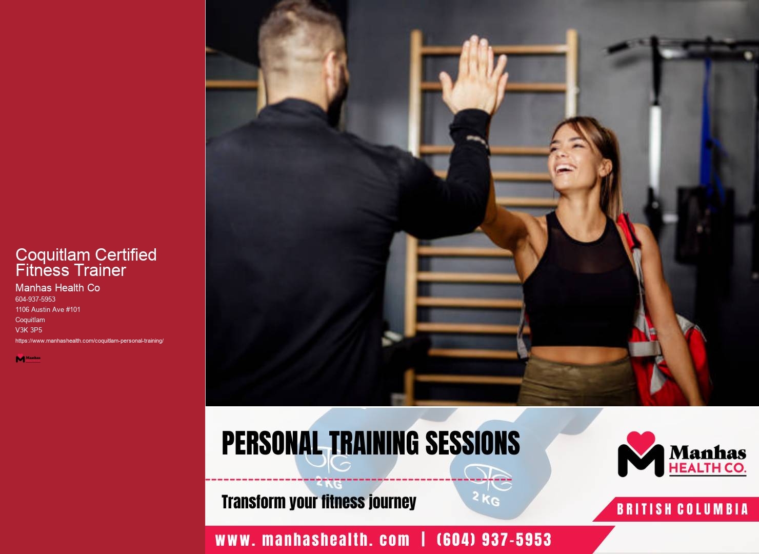 Coquitlam Certified Fitness Trainer Personal Trainer For Toning