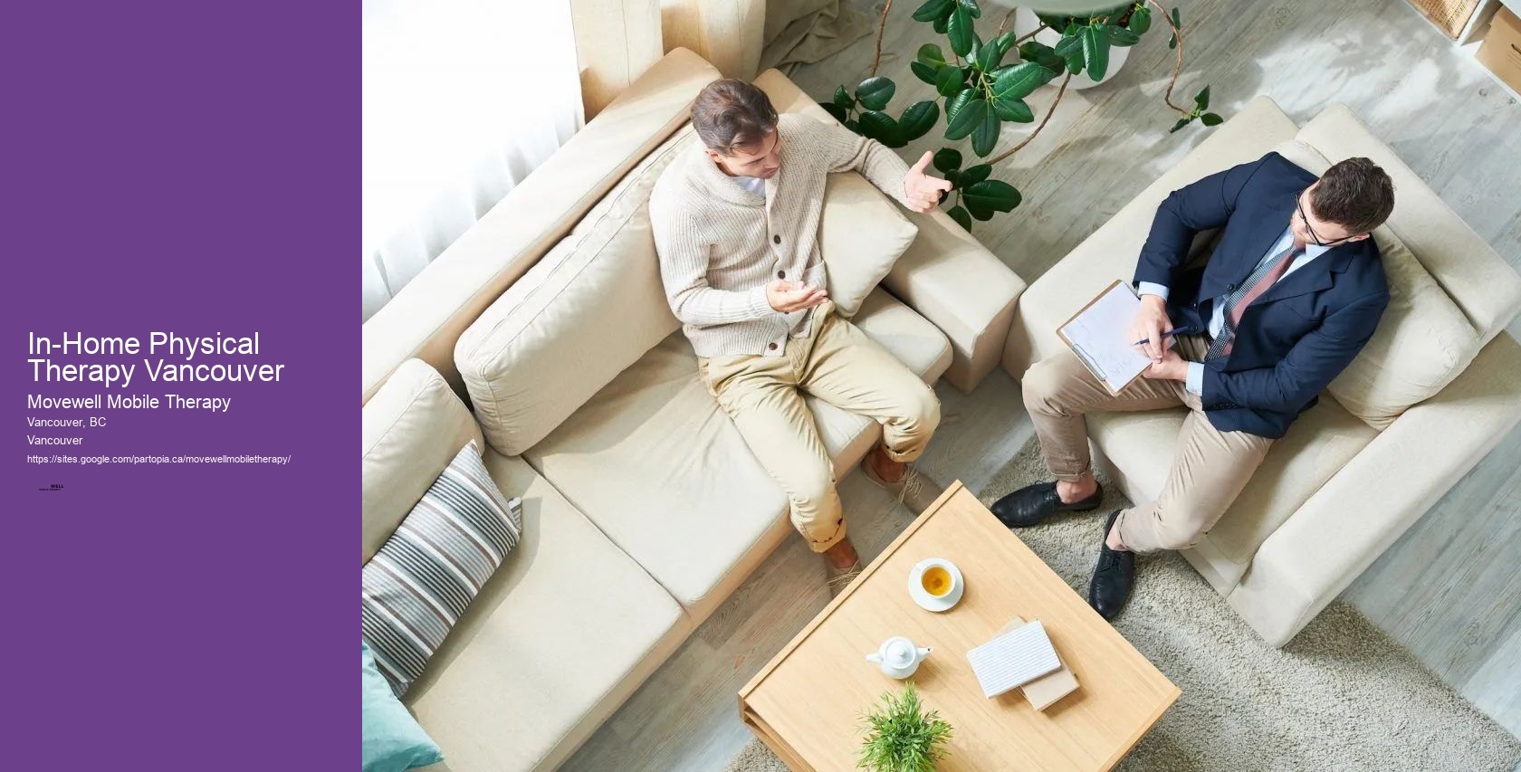 In-Home Physical Therapy Vancouver