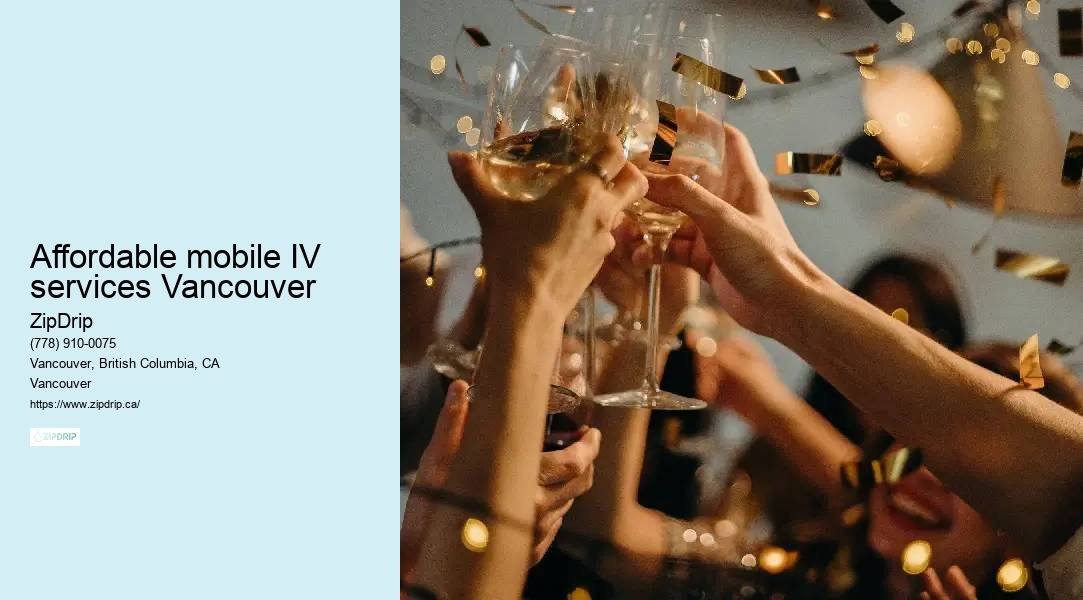 Mobile IV Vitamin Therapy in Affordable mobile IV services Vancouver