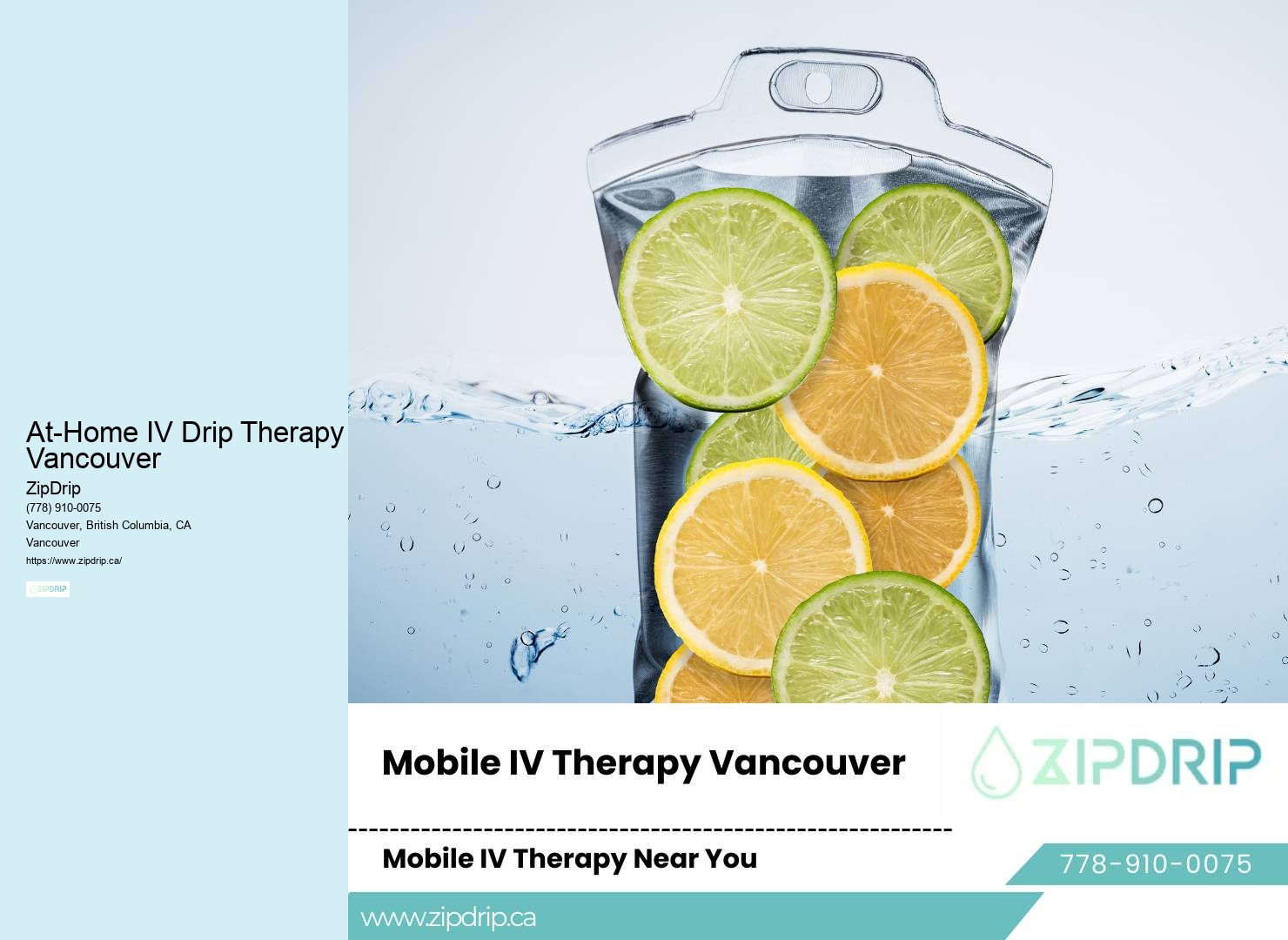 IV vitamin therapy at home At-Home IV Drip Therapy Vancouver