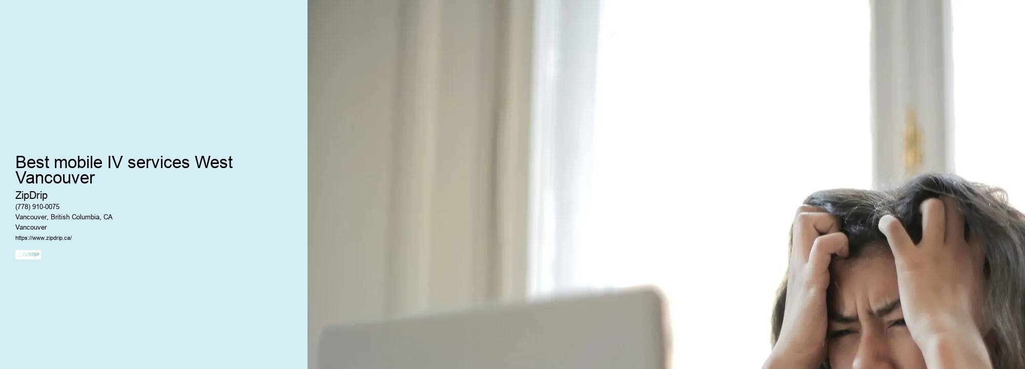 Best mobile IV services West Vancouver Mobile Health Clinic