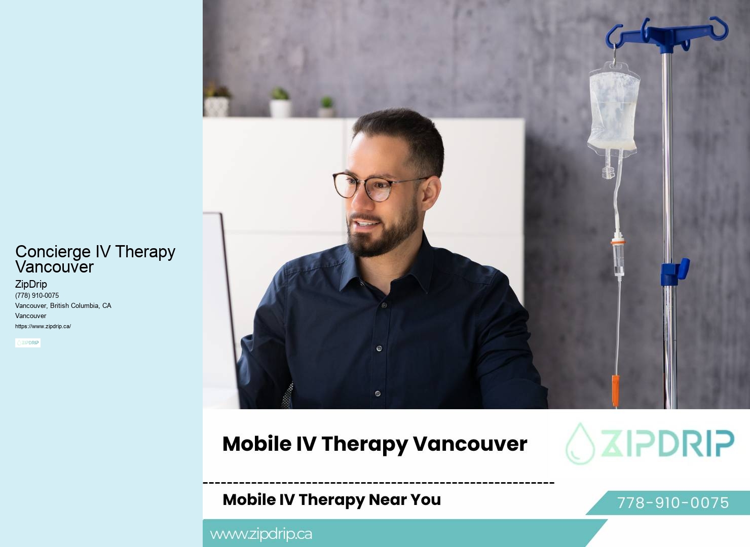 Concierge IV Therapy Vancouver IV Recovery Services